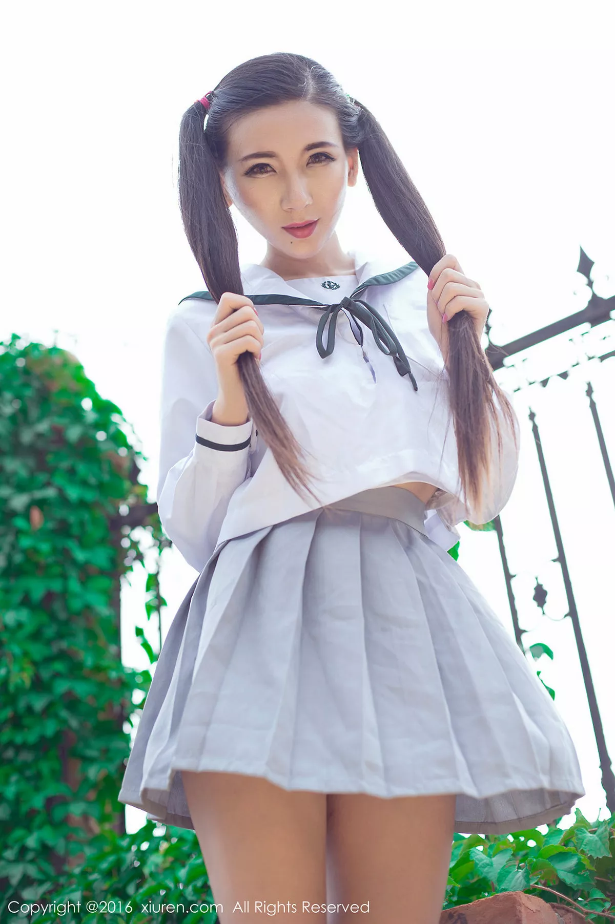 秀人集.com_[XiuRen秀人网]No.603_嫩模赵颖日系清纯校服双马尾辫黑丝美腿妩媚诱惑写真68P