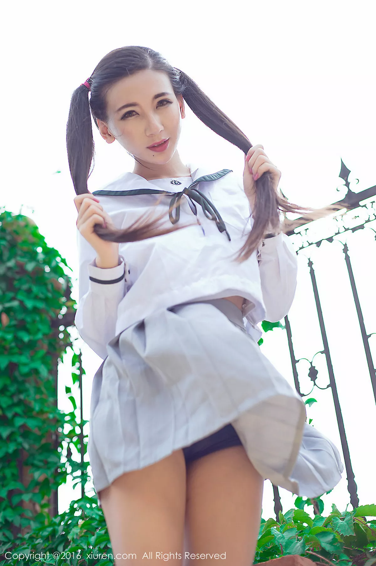 秀人集.com_[XiuRen秀人网]No.603_嫩模赵颖日系清纯校服双马尾辫黑丝美腿妩媚诱惑写真68P