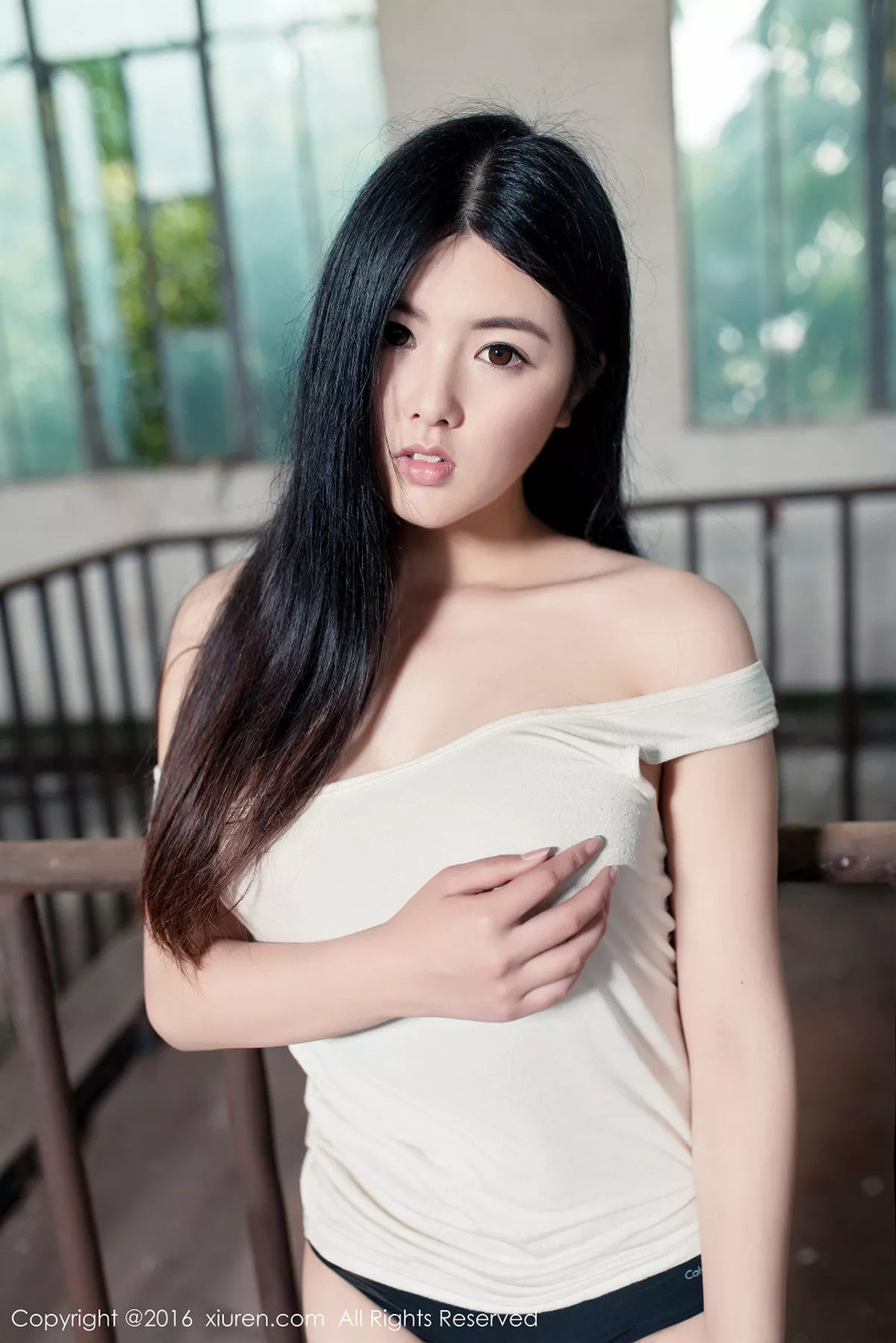 秀人集.com_[XiuRen秀人网]No.518_巨乳嫩模娜露Selena性感黑色内衣日系清新迷人写真52P