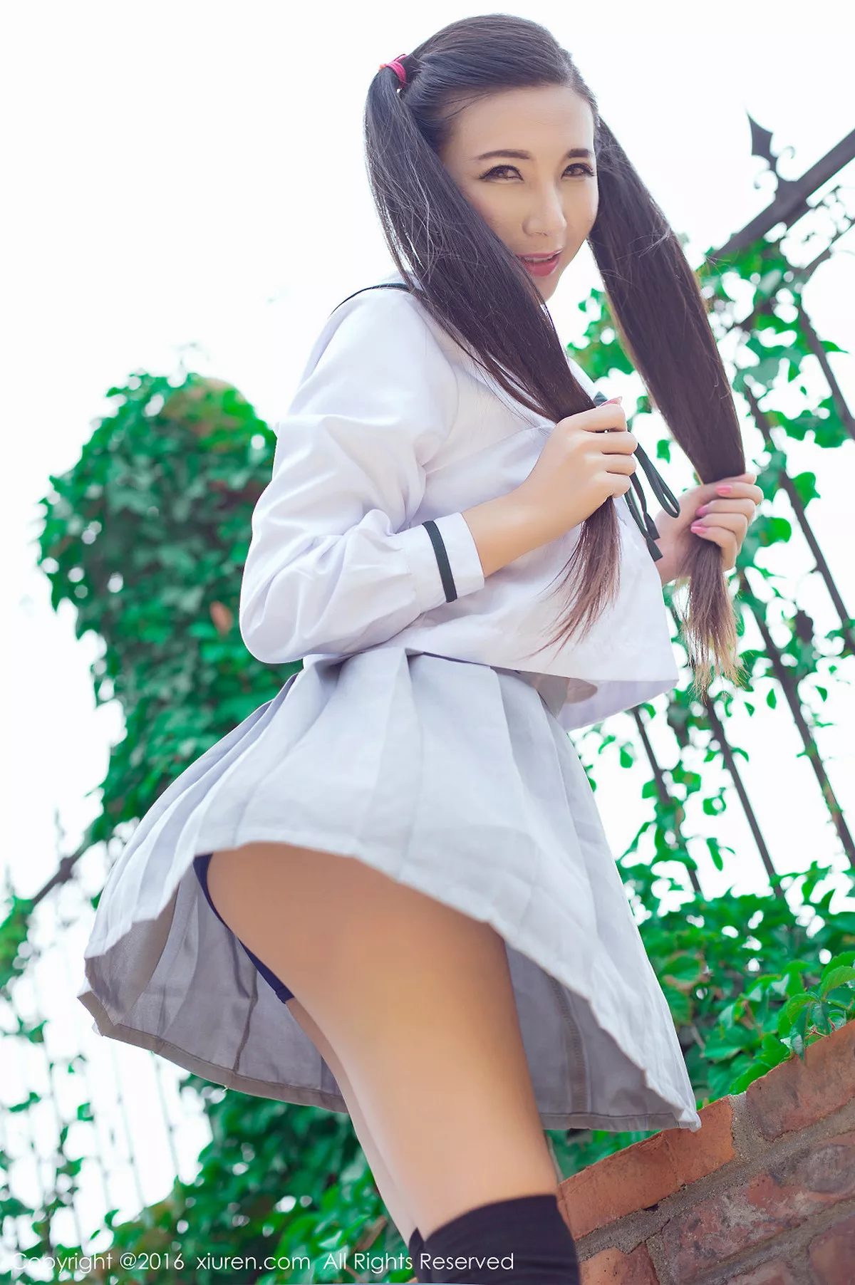 秀人集.com_[XiuRen秀人网]No.603_嫩模赵颖日系清纯校服双马尾辫黑丝美腿妩媚诱惑写真68P