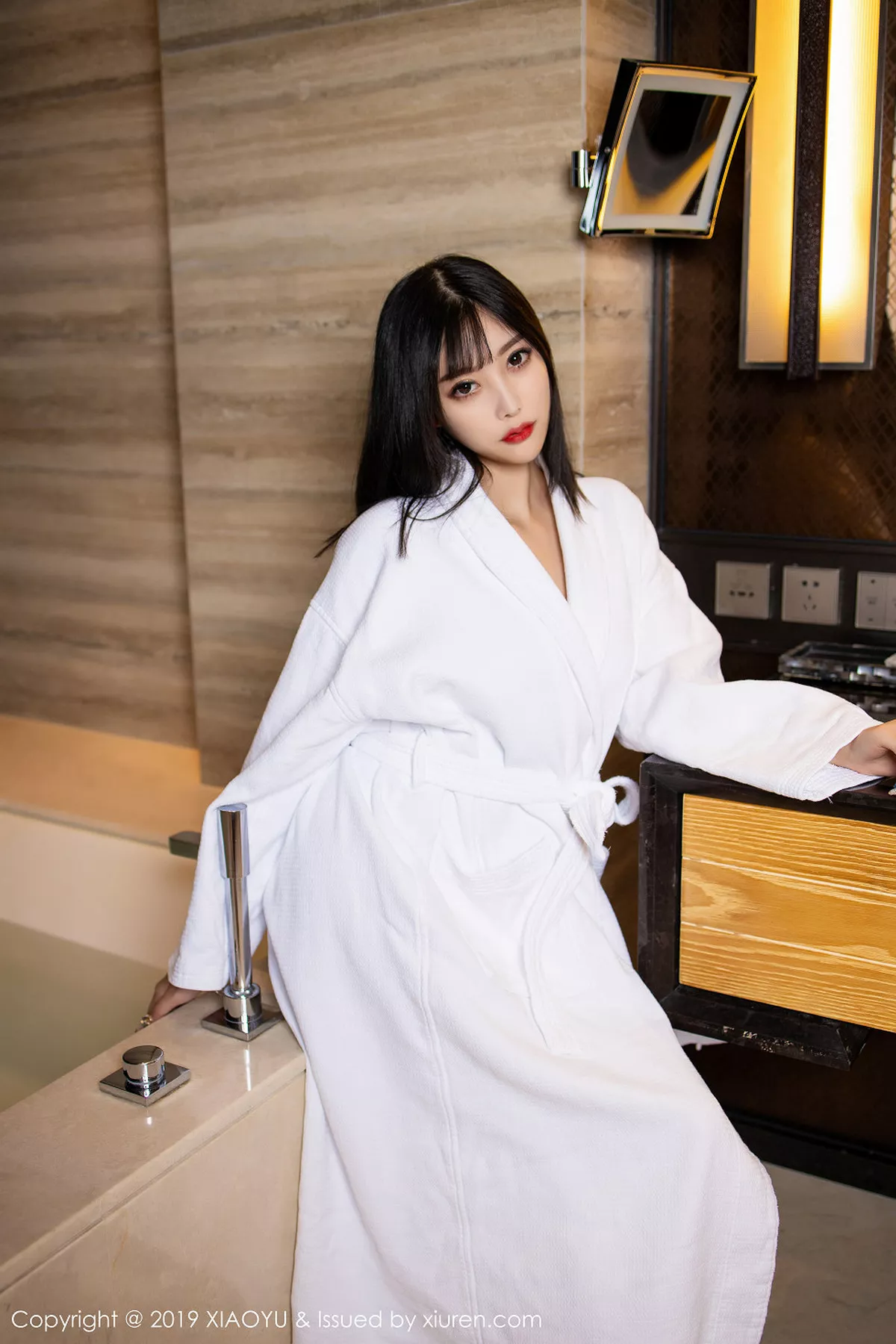 秀人集.com_[XiaoYu画语界]Vol.153_女神杨晨晨sugar海南旅拍酒红蕾丝内衣配吊带丝袜诱惑写真80P