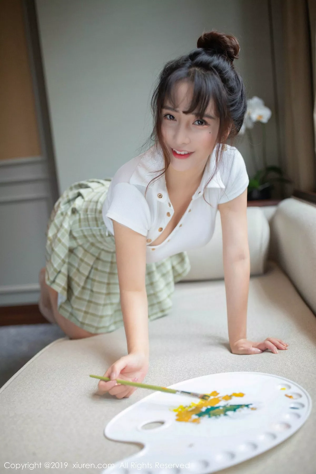 秀人集.com_[XiuRen秀人网]No.1705_嫩模陶喜乐_lele私房学生装半脱露性感内衣秀完美身材诱惑写真70P