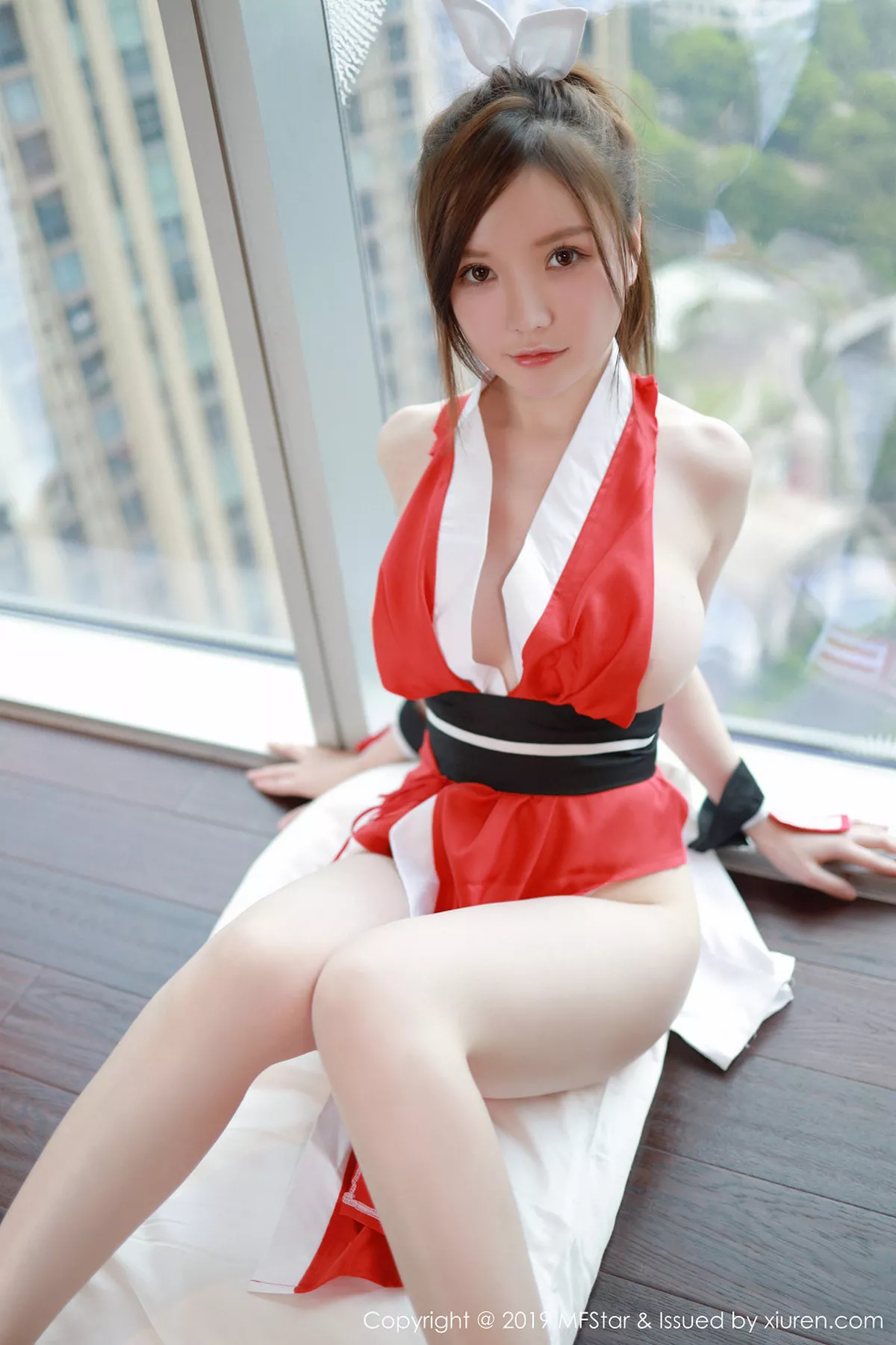 秀人集.com_[MFStar模范学院]Vol.216_嫩模糯美子Mini私房COS经典不知火舞系列火辣诱惑写真52P