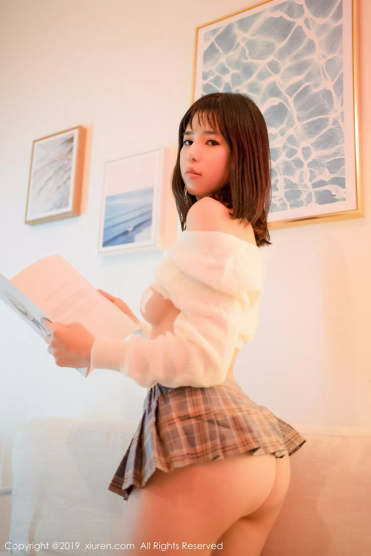 秀人集.com_[XiuRen秀人网]No.1791_嫩模艾栗栗私房薄纱情趣内衣露豪乳胶带遮点极致诱惑写真42P