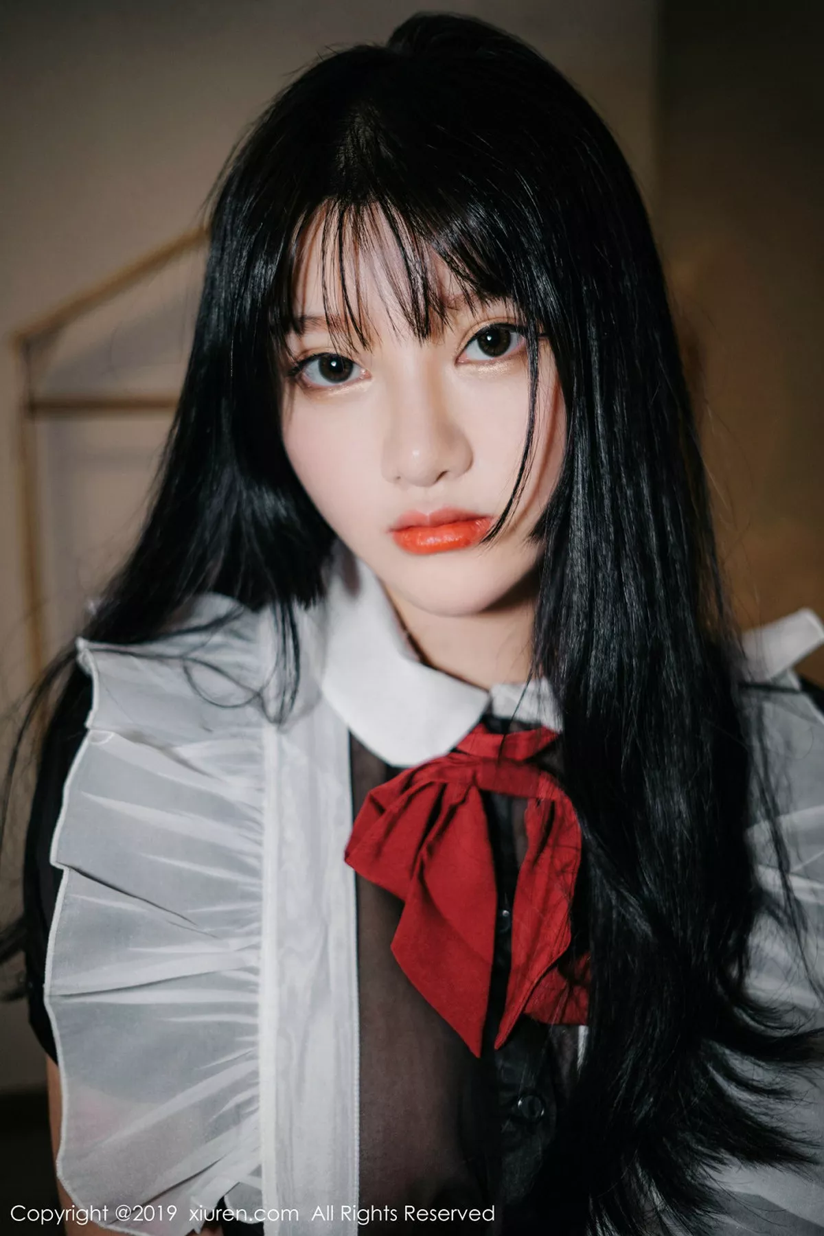 秀人集.com_[XiuRen秀人网]No.1824_嫩模小尤奈私房性感女仆装+黑色透视装秀豪乳妩媚诱惑写真70P