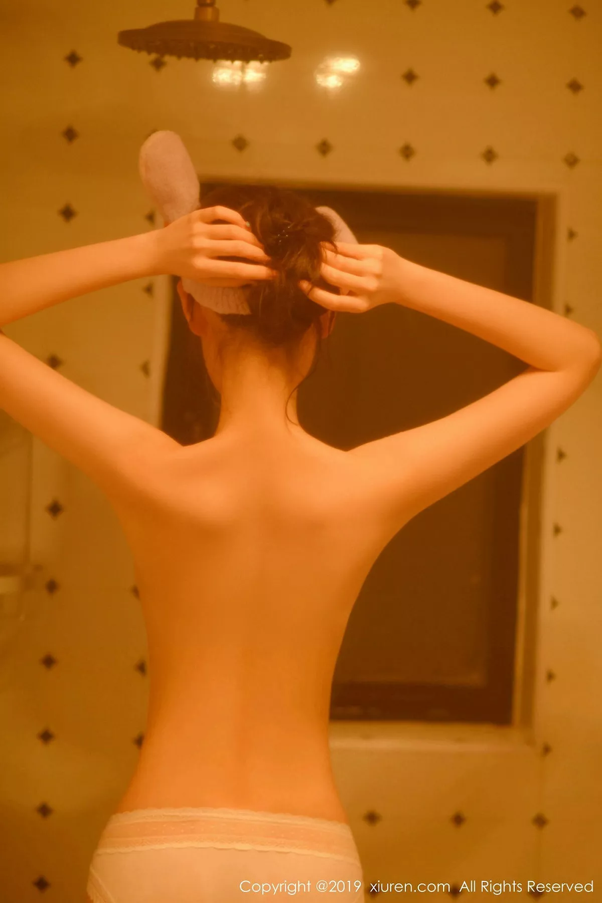 秀人集.com_[XiuRen秀人网]No.1848_嫩模沈梦瑶私房浴室里全裸上身露豪乳两手遮点湿身诱惑写真60P