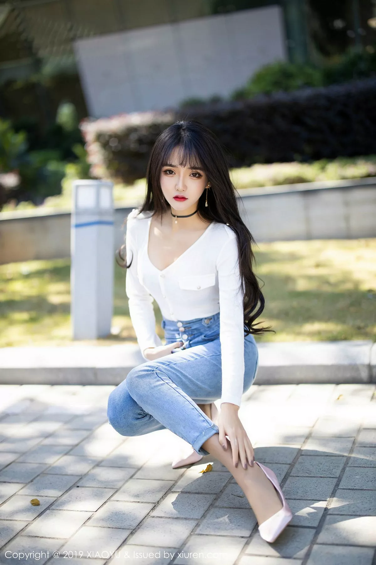 秀人集.com_[XiaoYu画语界]Vol.212_嫩模Miko酱吖私房脱紧身牛仔裤露超薄肉丝撩人诱惑写真108P