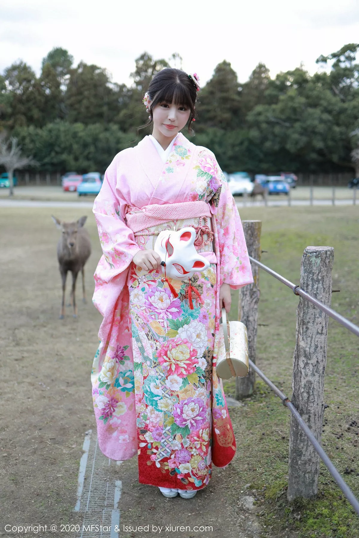 秀人集.com_[MFStar模范学院]Vol.254_女神朱可儿Flower日本旅拍绚丽和服真空秀豪乳诱惑写真75P