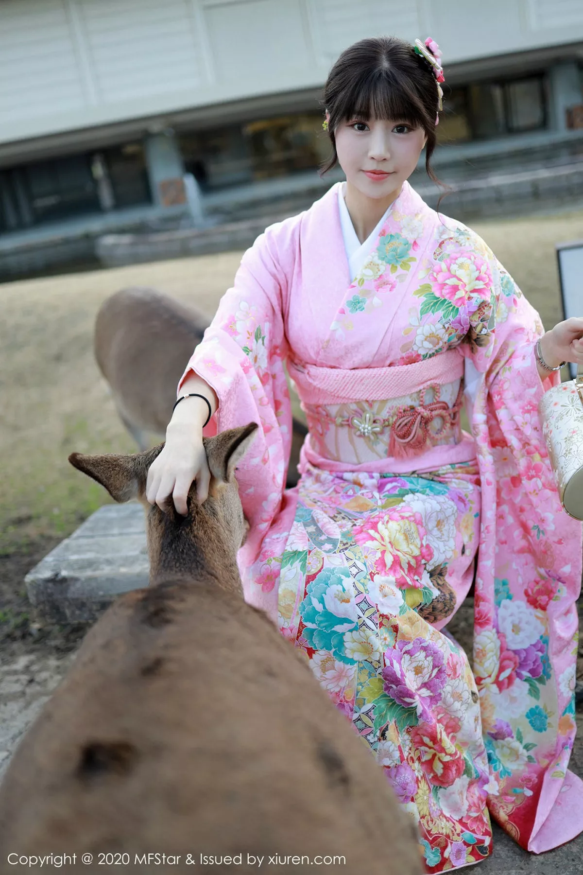 秀人集.com_[MFStar模范学院]Vol.254_女神朱可儿Flower日本旅拍绚丽和服真空秀豪乳诱惑写真75P