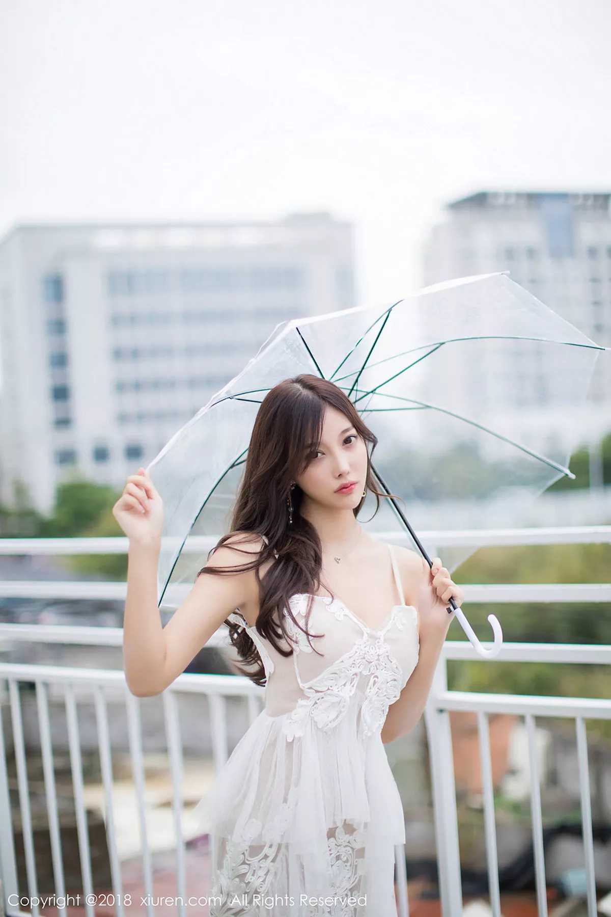 秀人集.com_[XiuRen秀人网]No.1296_女神杨晨晨sugar元旦特辑纯白吊带新娘连身裙甜美写真68P