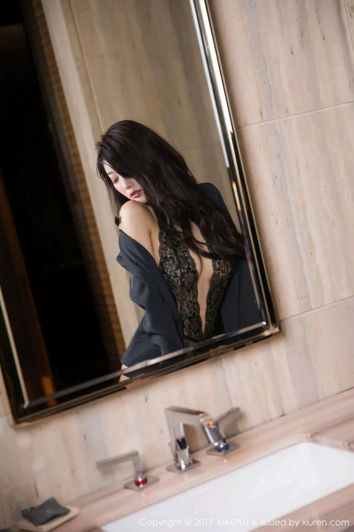 秀人集.com_[XiaoYu画语界]Vol.013_女神杨晨晨sugar私房黑色缕空蕾丝情趣内衣撩人诱惑写真66P