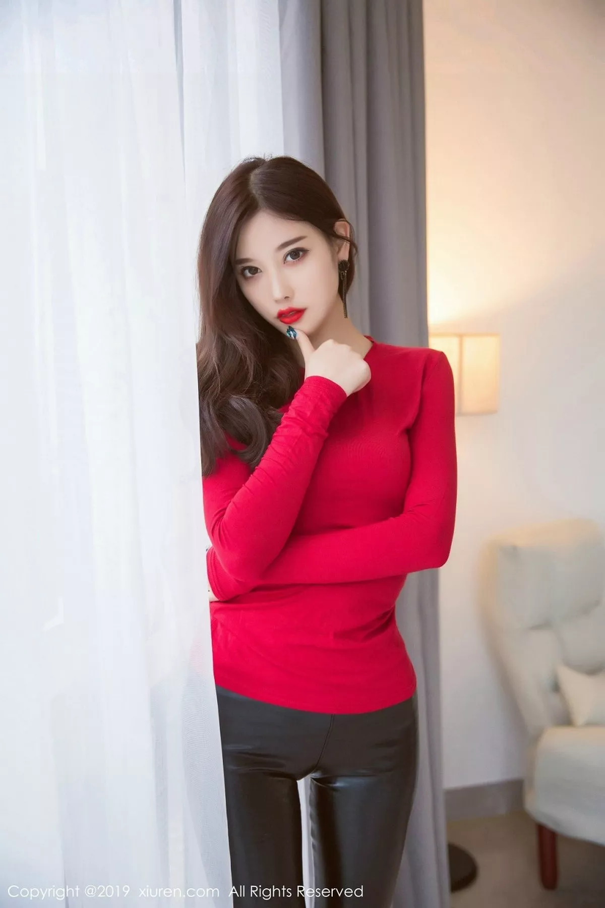 秀人集.com_[XiuRen秀人网]No.1411_女神杨晨晨sugar性感内衣配黑皮裤紧身秀完美身材诱惑写真56P