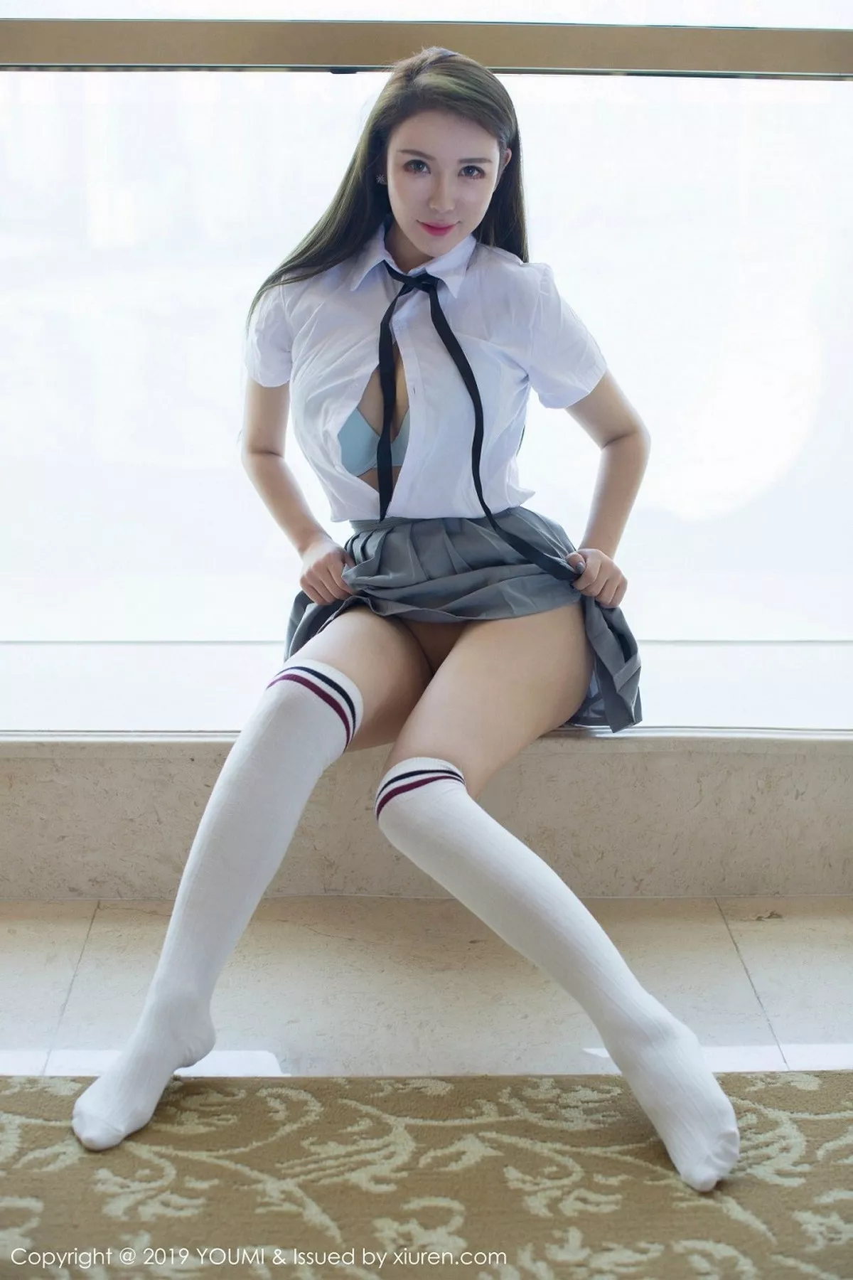 秀人集.com_[YouMi尤蜜荟]Vol.296_女神Egg_尤妮丝清纯学生装上演SM情趣露翘臀惹火诱惑写真42P