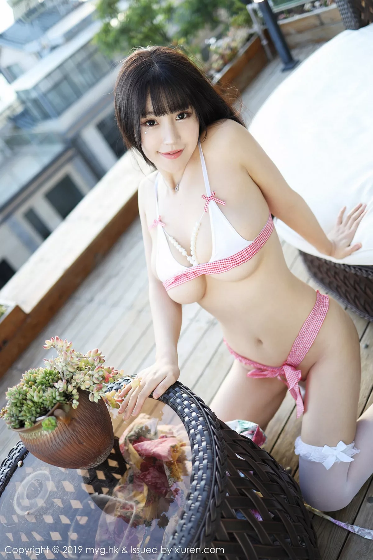 秀人集.com_[MyGirl美媛馆]Vol.373_女神Flower朱可儿大理旅拍户外情趣内衣配白丝袜诱惑写真62P