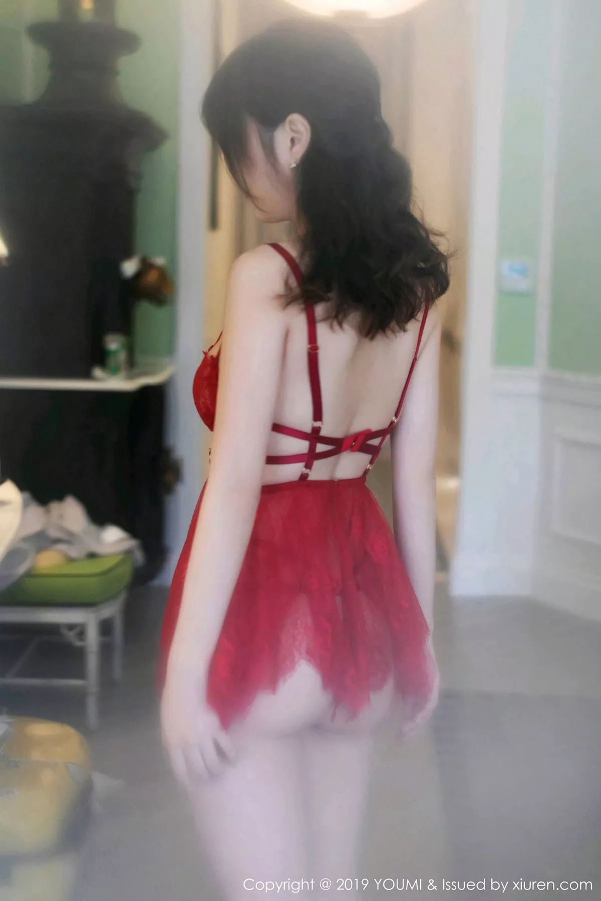 秀人集.com_[YouMi尤蜜荟]Vol.333_女神王雨纯私房红色缕空内衣+透视薄纱秀惹火身材诱惑写真63P