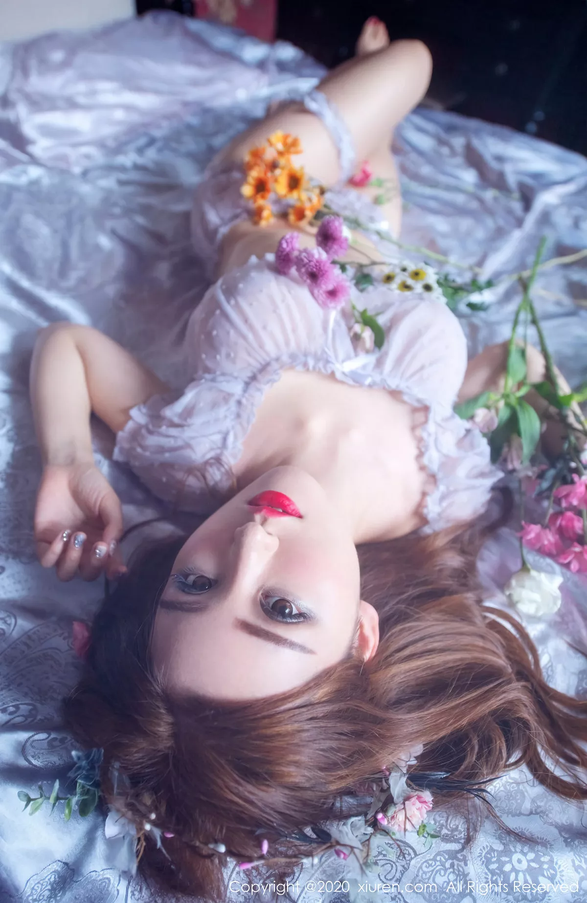 秀人集.com_[XiuRen秀人网]No.1980_嫩模沈梦瑶私房纯白蕾丝内衣透视秀火辣身材完美诱惑写真40P