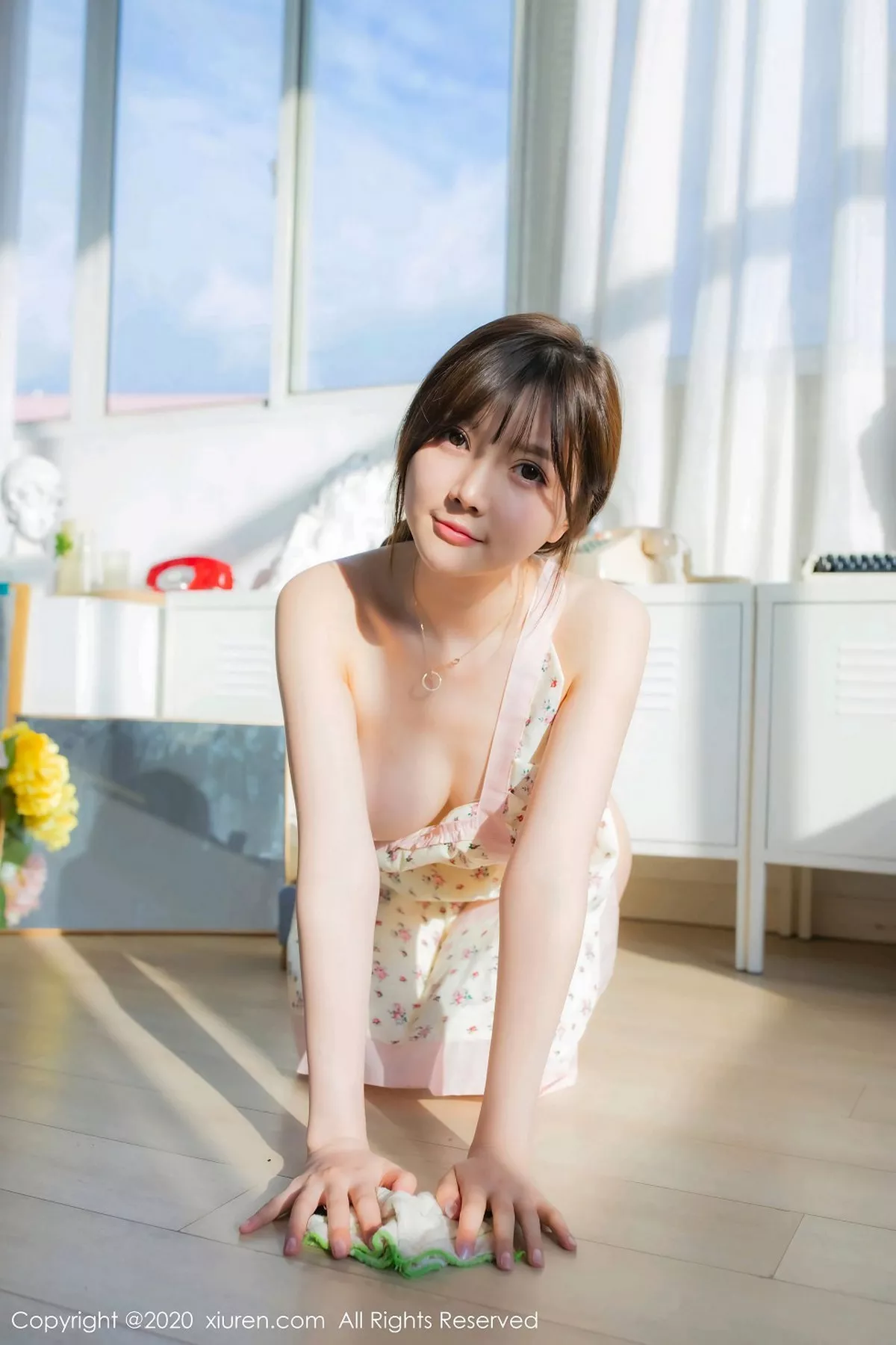 秀人集.com_[XiuRen秀人网]No.2150_女神糯美子Mini私房真空厨娘主题秀豪乳翘臀极致诱惑写真52P