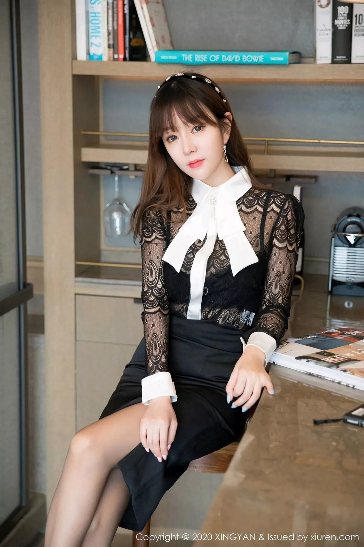 秀人集.com_[XINGYAN星颜社]VOL.134_女神王雨纯私房黑色职业装半脱露透视内裤秀翘臀诱惑写真66P