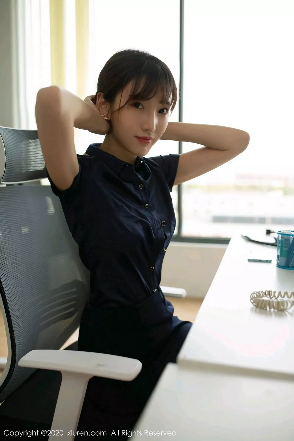 秀人集.com_[XiuRen秀人网]No.2164_嫩模陆萱萱职员制服主题性感内衣配开档黑丝裤袜极致魅惑写真111P