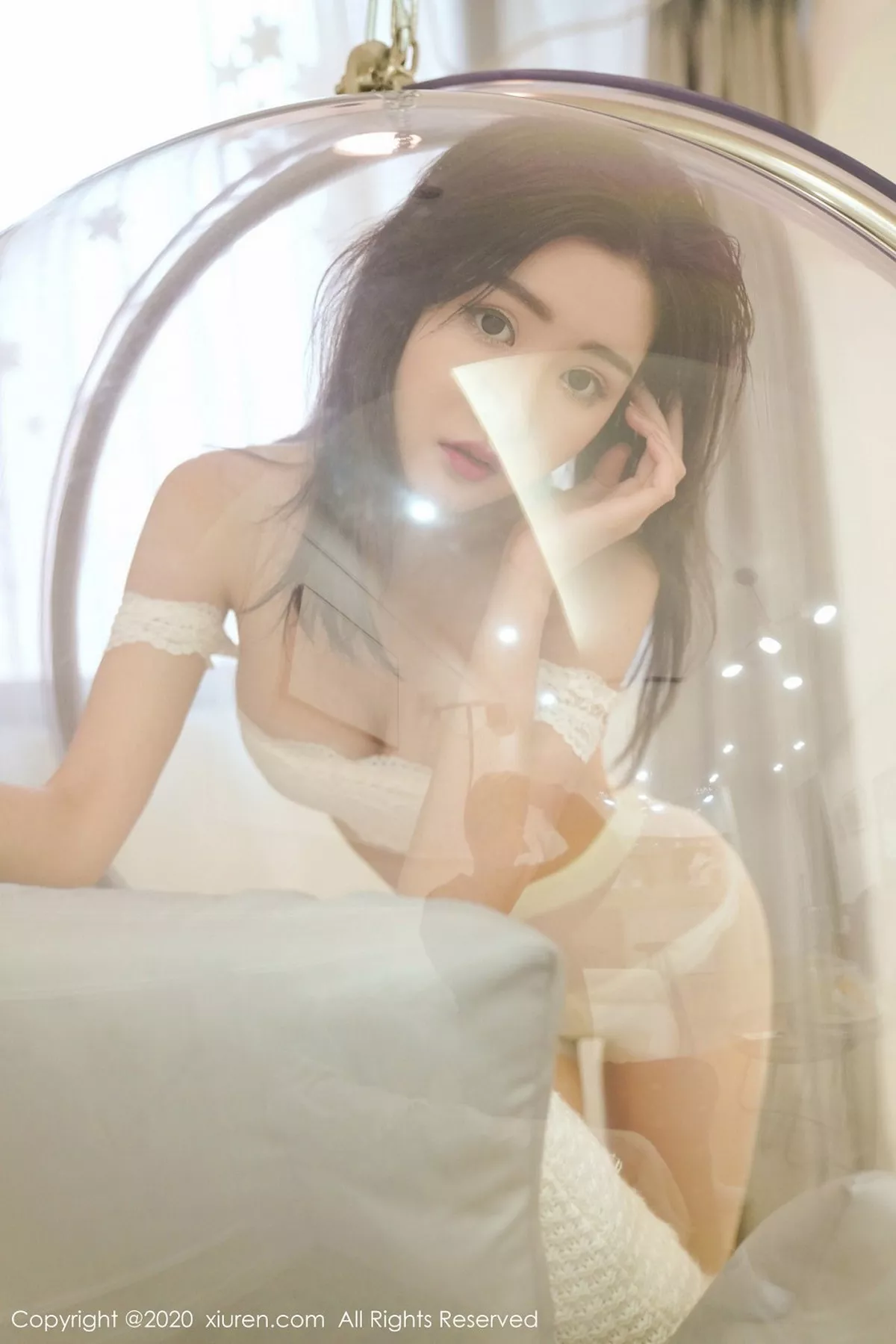 秀人集.com_[XiuRen秀人网]No.2233_嫩模沈梦瑶私房白色丝袜主题白色蕾丝内衣配超薄肉丝极致魅惑写真54P