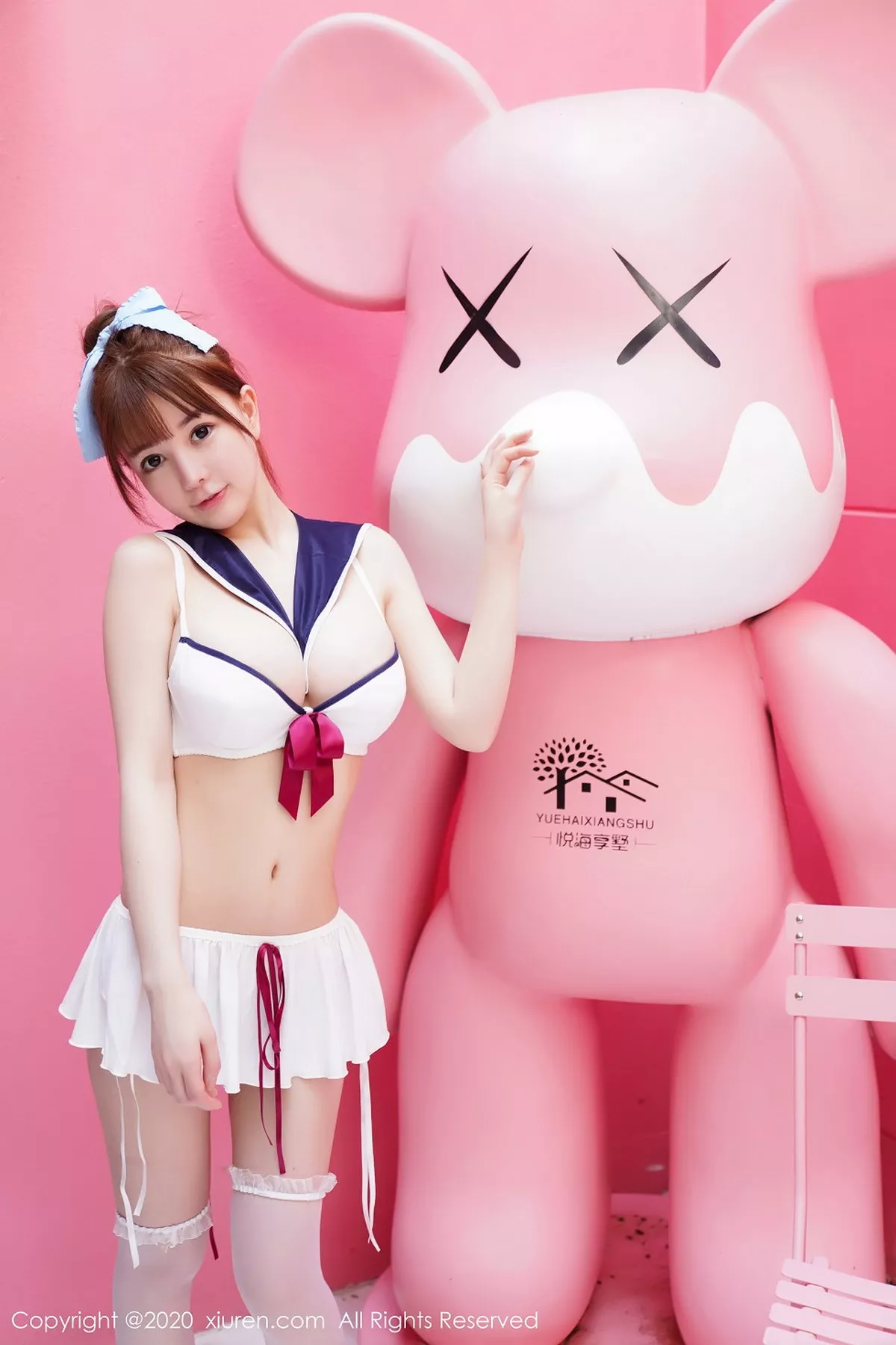 秀人集.com_[XiuRen秀人网]No.2243_嫩模UU酱水手服内衣主题户外半脱露傲人豪乳极致诱惑写真37P