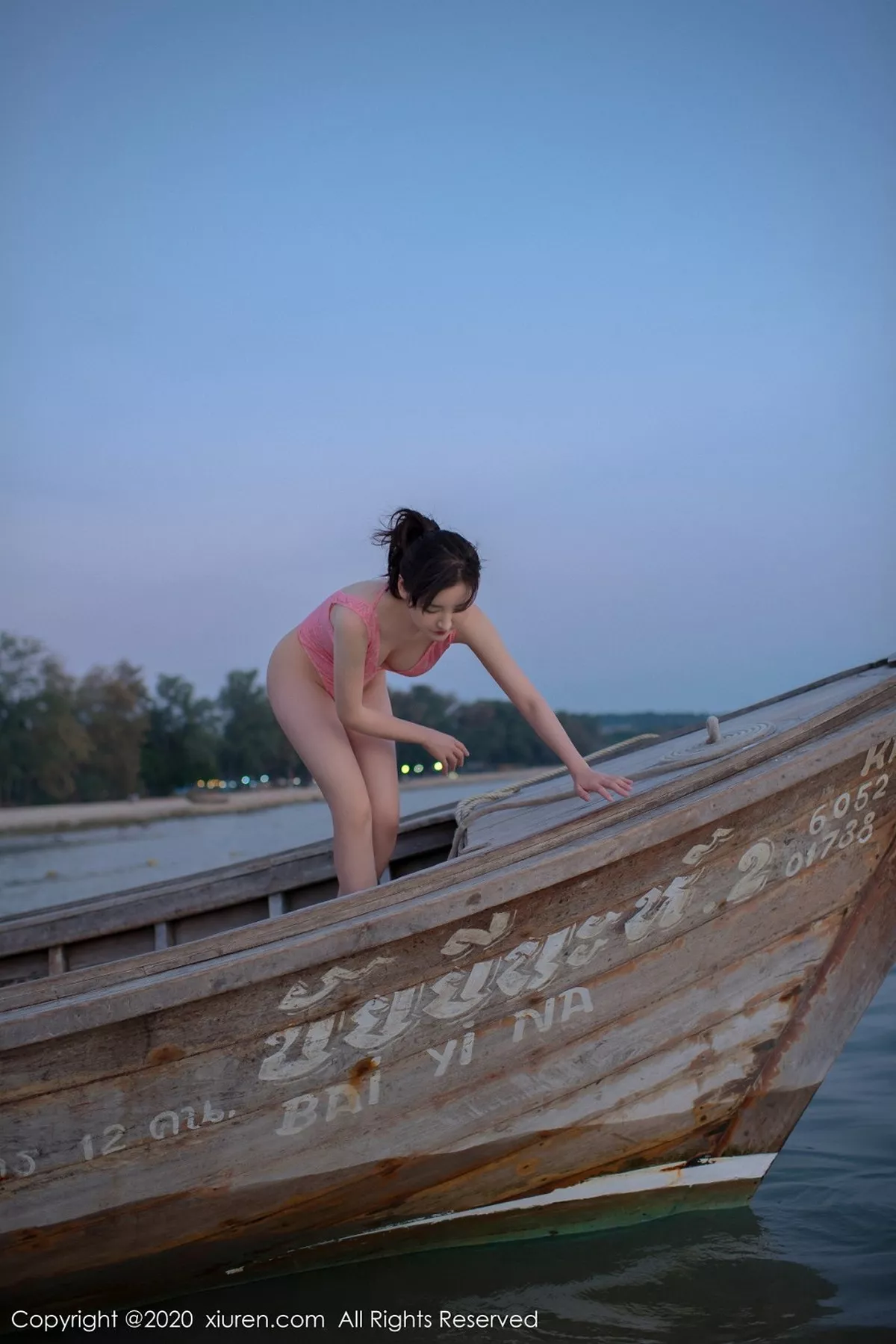 秀人集.com_[XiuRen秀人网]No.2340_嫩模沈梦瑶泰国甲米海边主题粉红色蕾丝内衣秀火辣身材诱惑写真78P