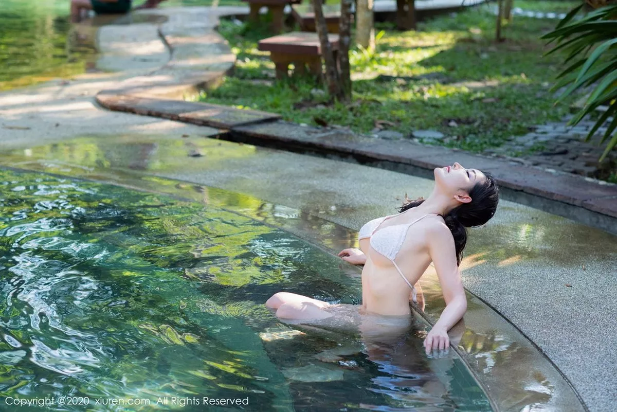秀人集.com_[XiuRen秀人网]No.2265_女神沈梦瑶户外泳池性感蕾丝情趣内衣秀火辣身材极致诱惑写真70P
