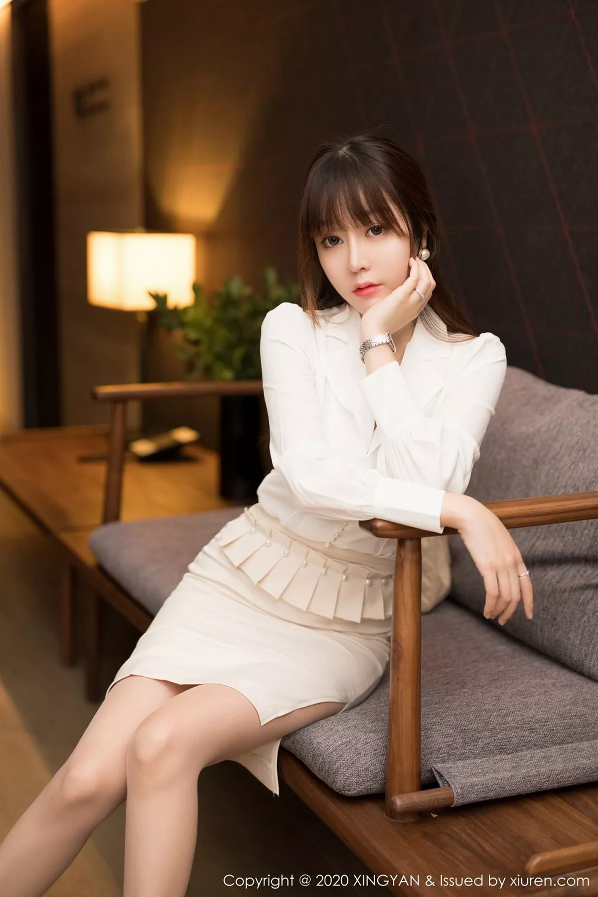 秀人集.com_[XINGYAN星颜社]VOL.136_女神王雨纯私房性感白色内衣配超薄肉丝裤袜完美诱惑写真65P