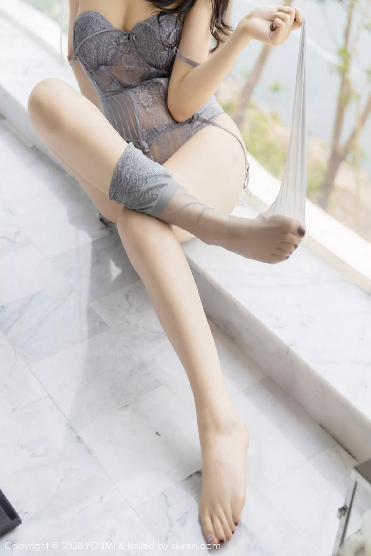 秀人集.com_[YouMi尤蜜荟]Vol.503_女神Angela小热巴大理旅拍缕空情趣内衣配吊带丝袜诱惑写真68P