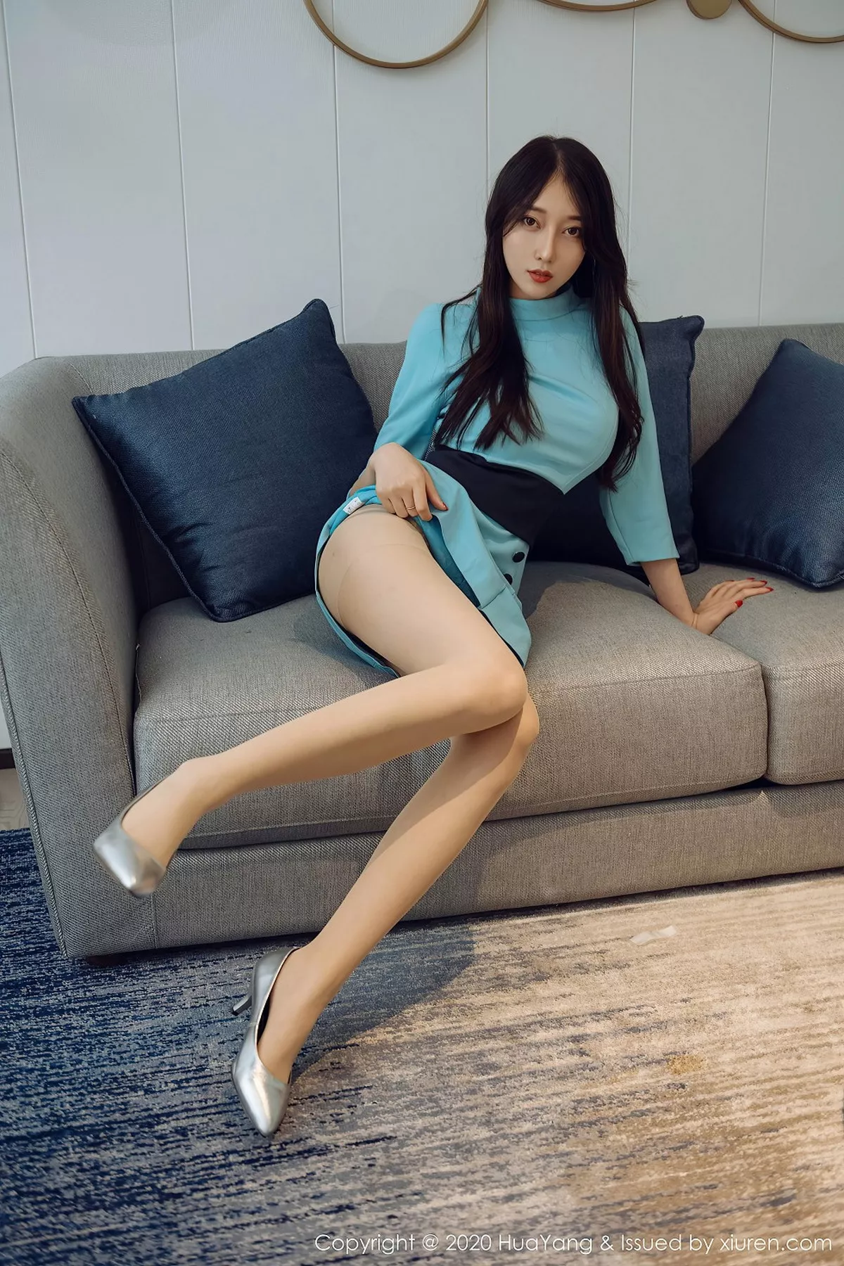 秀人集.com_[HuaYang花漾]Vol.292_丽质模特玥儿玥er私房性感连身裙配肉丝裤袜豹纹内裤诱惑写真66P