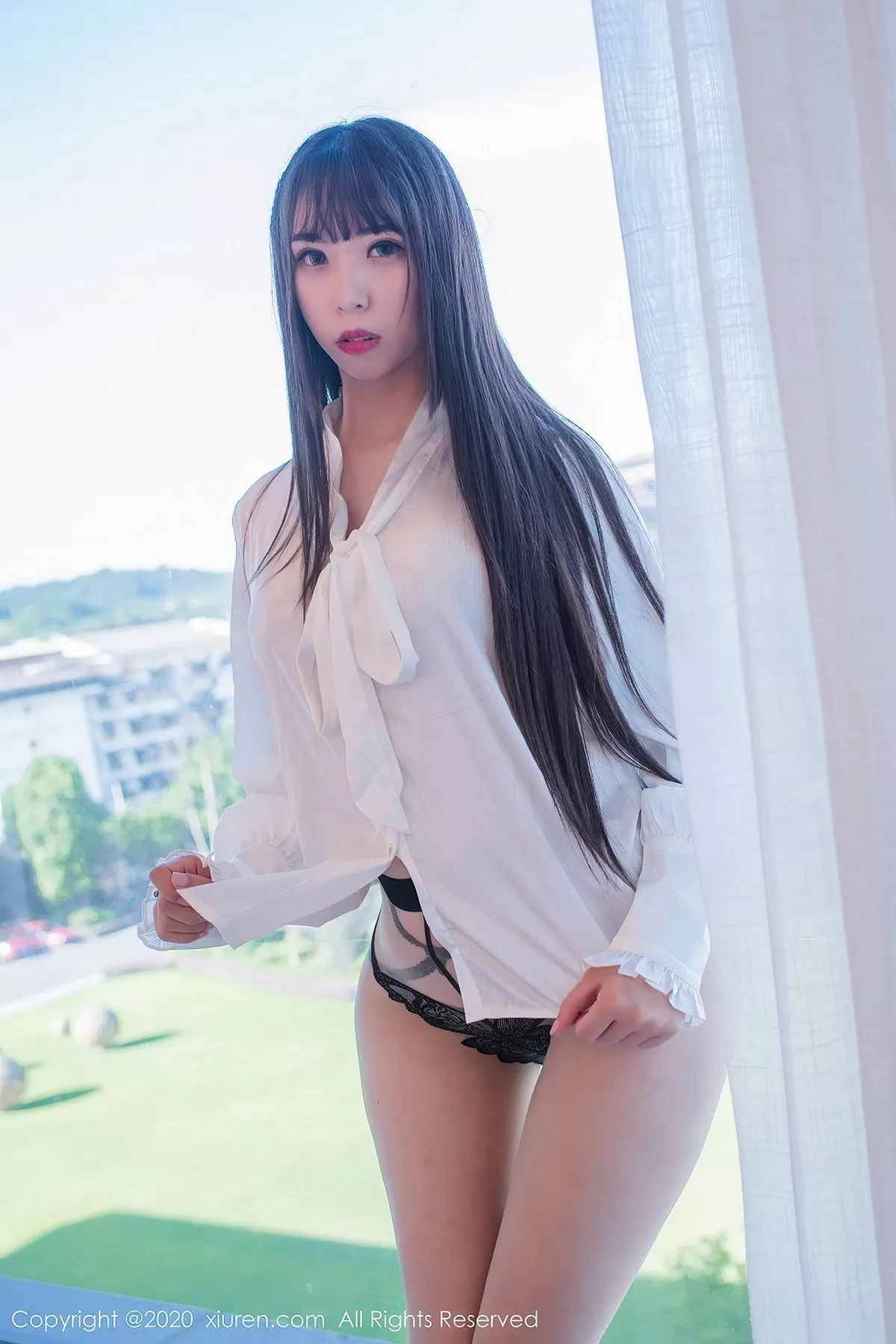 秀人集.com_[XiuRen秀人网]No.2590_日系良人小波多成都旅拍私房脱粉色短裙露黑色蕾丝内裤诱惑写真61P