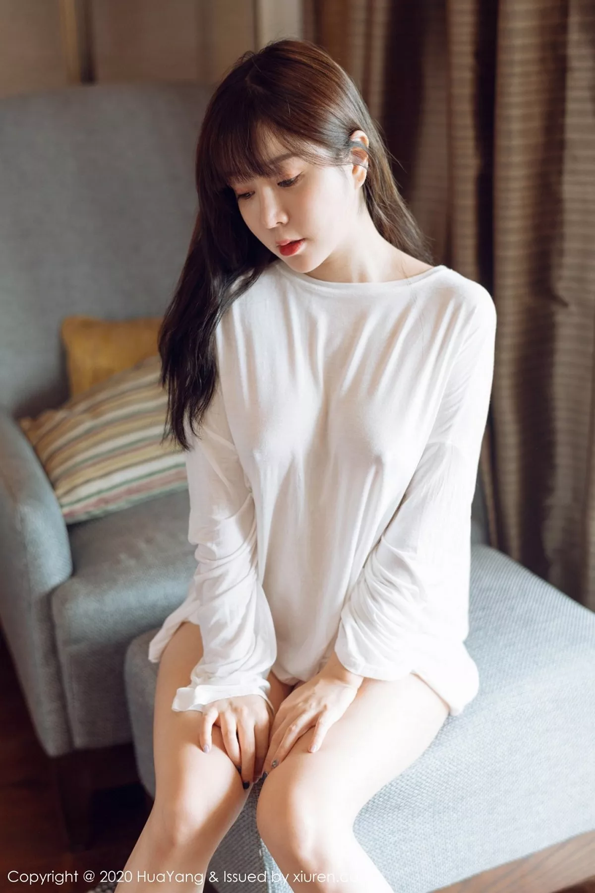 秀人集.com_[HuaYang花漾]Vol.306_女神王雨纯西双版纳旅拍居家风轻透服饰配粉色内裤诱惑写真62P