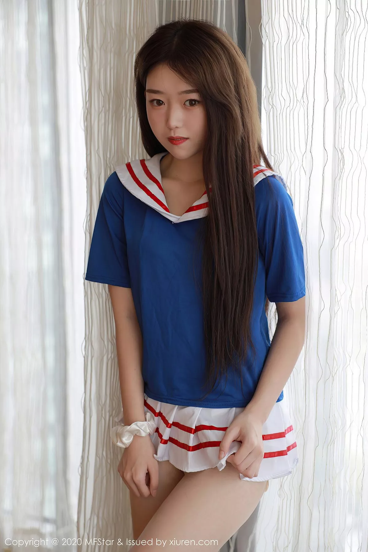 秀人集.com_[MFStar模范学院]Vol.395_嫩模小奶瓶呜鸣私房水手服性感百褶裙秀翘臀美腿诱惑写真60P