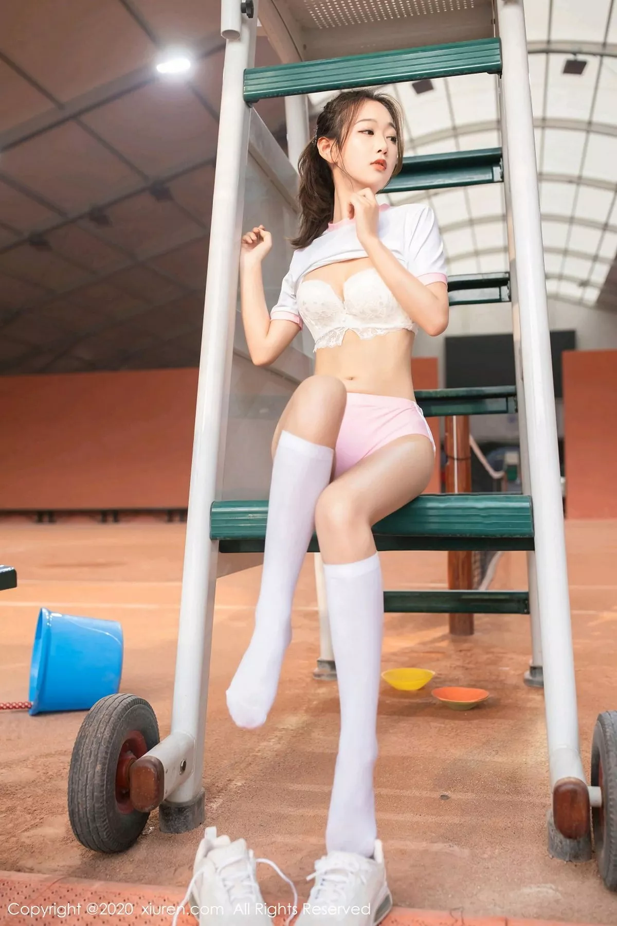 秀人集.com_[XiuRen秀人网]No.2762_嫩模唐安琪网球少女主题粉色运动装秀完美身材甜美迷人写真71P