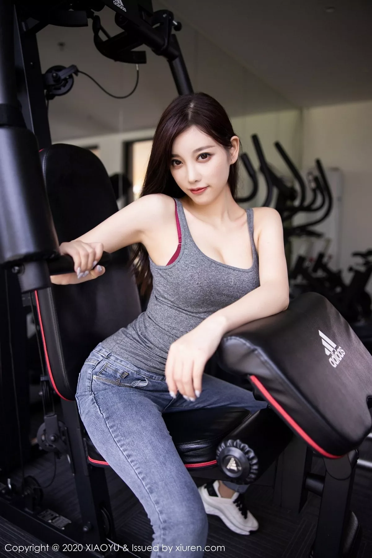 秀人集.com_[XiaoYu画语界]Vol.414_女神杨晨晨sugar清远旅拍私房脱紧身牛仔裤秀完美身材诱惑写真63P