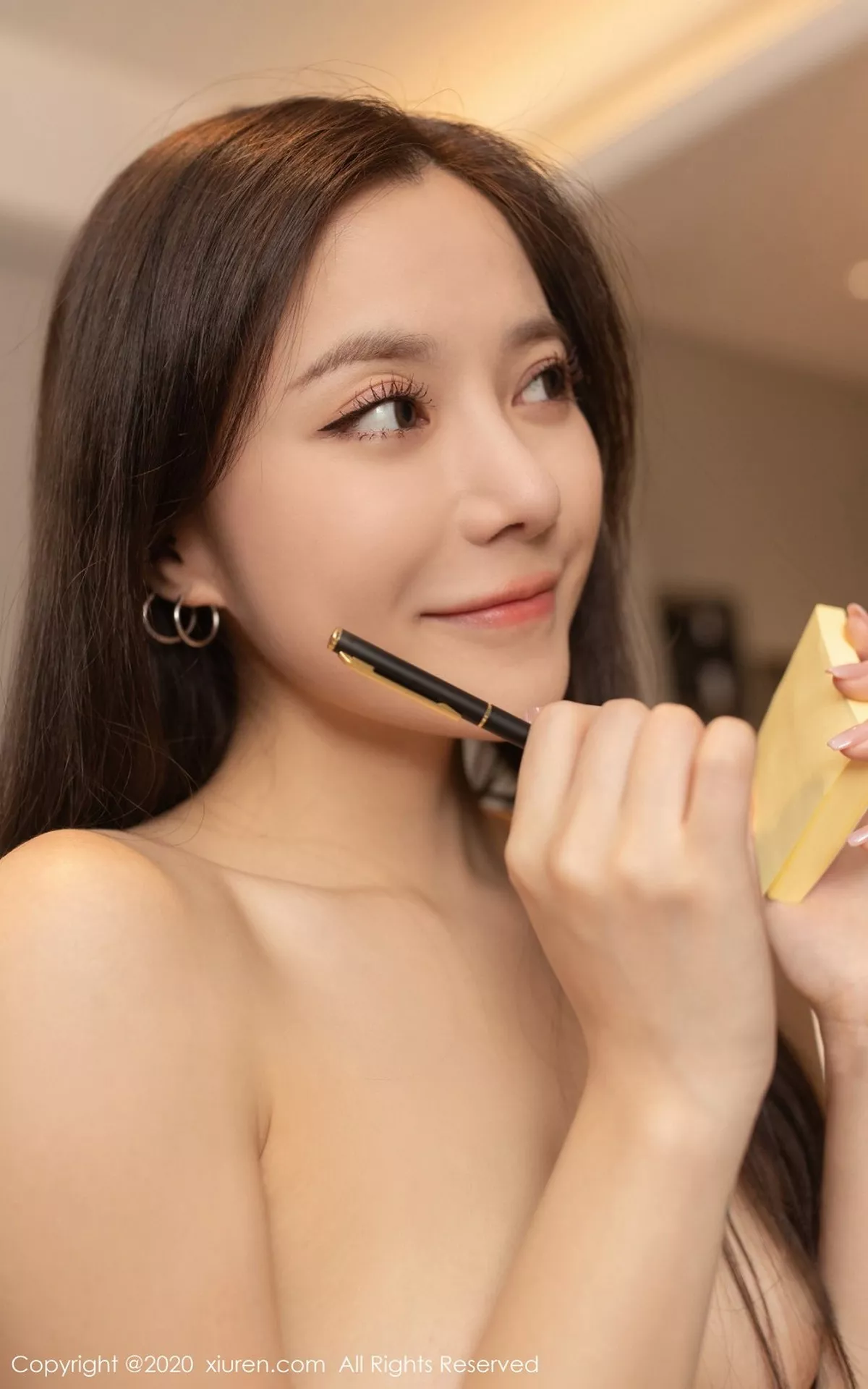 秀人集.com_[XiuRen秀人网]No.2904_嫩模鱼子酱便利贴游戏主题私房半脱蕾丝内衣露豪乳极致诱惑写真66P