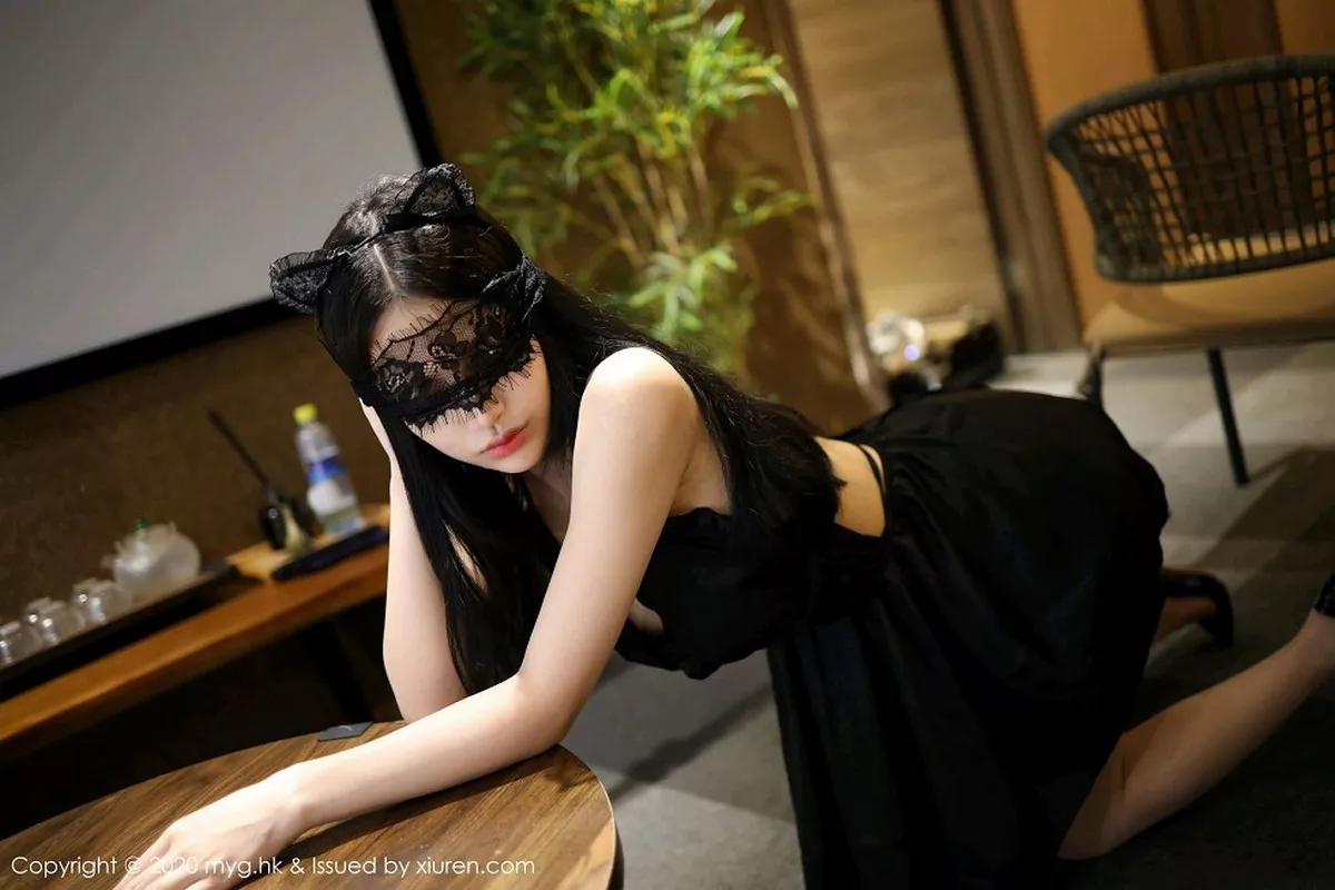 秀人集.com_[MyGirl美媛馆]Vol.457_女神唐琪儿神秘蒙面主题黑色低胸连身裙秀白嫩豪乳诱惑写真113P