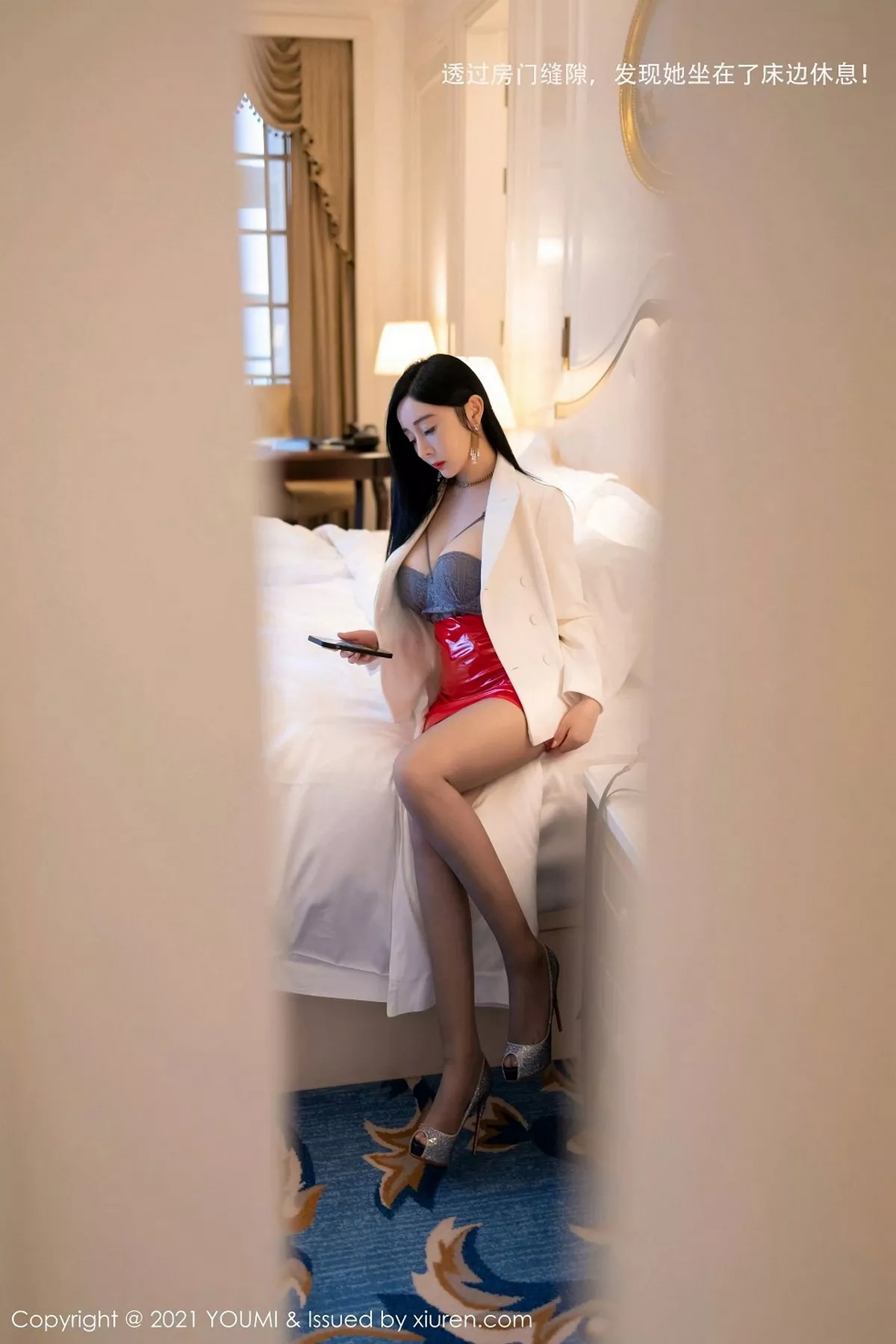 秀人集.com_[YouMi尤蜜荟]Vol.587_嫩模允爾厦门旅拍剧情主题床上镂空内衣秀火辣身材诱惑写真114P