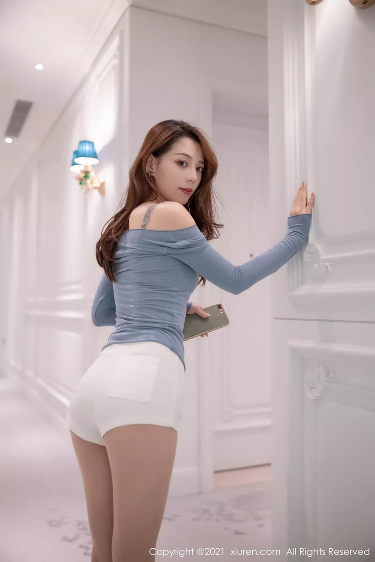 秀人集.com_[XiuRen秀人网]No.3000_嫩模言沫都市丽人服饰床上脱超薄肉丝裤袜秀翘臀迷人诱惑写真82P