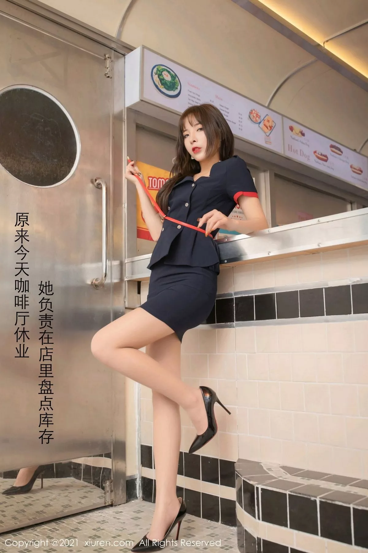 秀人集.com_[XiuRen秀人网]No.3056_嫩模陈小喵三亚旅拍角色扮演主题脱制服露粉色内衣撩人诱惑写真66P