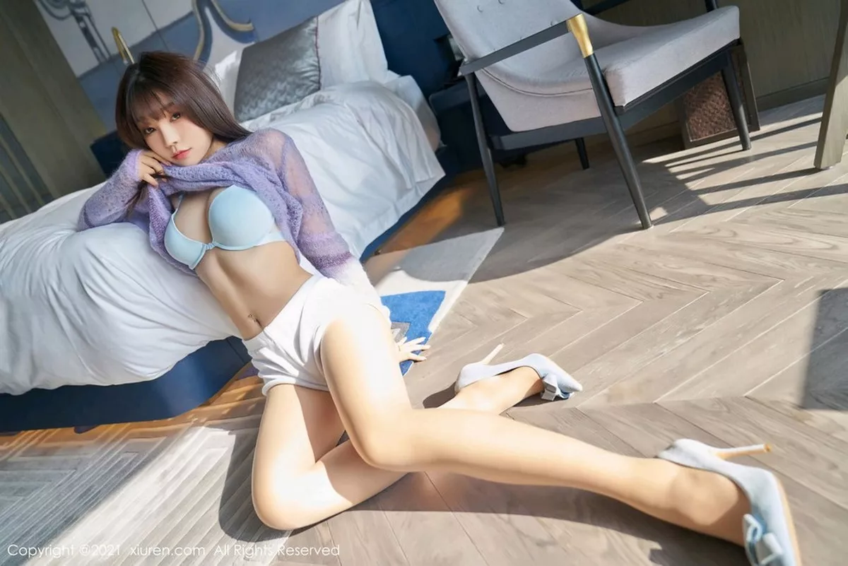秀人集.com_[XiuRen秀人网]No.3058_女神芝芝Booty脱紫色毛绒镂空服饰露性感内衣肉丝裤袜诱惑写真62P
