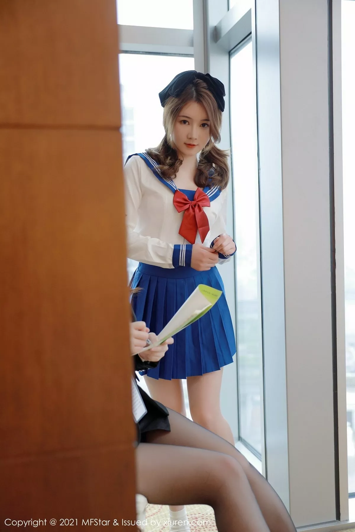 秀人集.com_[MFStar模范学院]Vol.451_模范学院模特合集丽质模特演绎师生情私房角色剧情写真53P