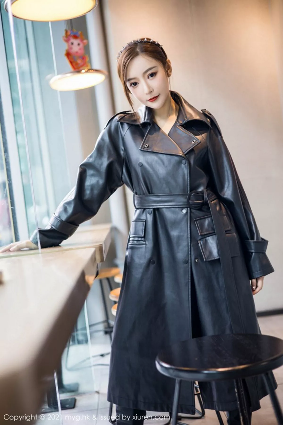 秀人集.com_[MyGirl美媛馆]Vol.493_女神王馨瑶yanni飒爽皮衣半脱露情趣内衣蕾丝吊袜极致魅惑写真66P