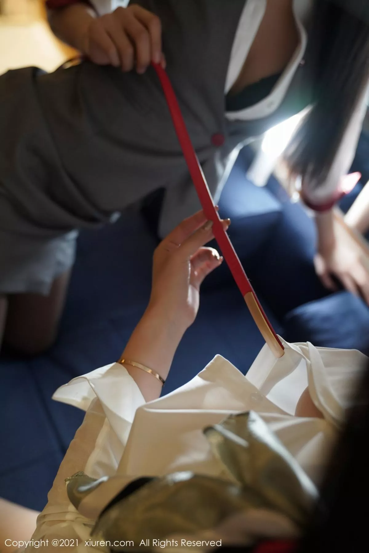 秀人集.com_[XiuRen秀人网]No.3173_模特果儿Victoria＆葛征私房空姐制服主题性感姐妹花撩人诱惑写真48P