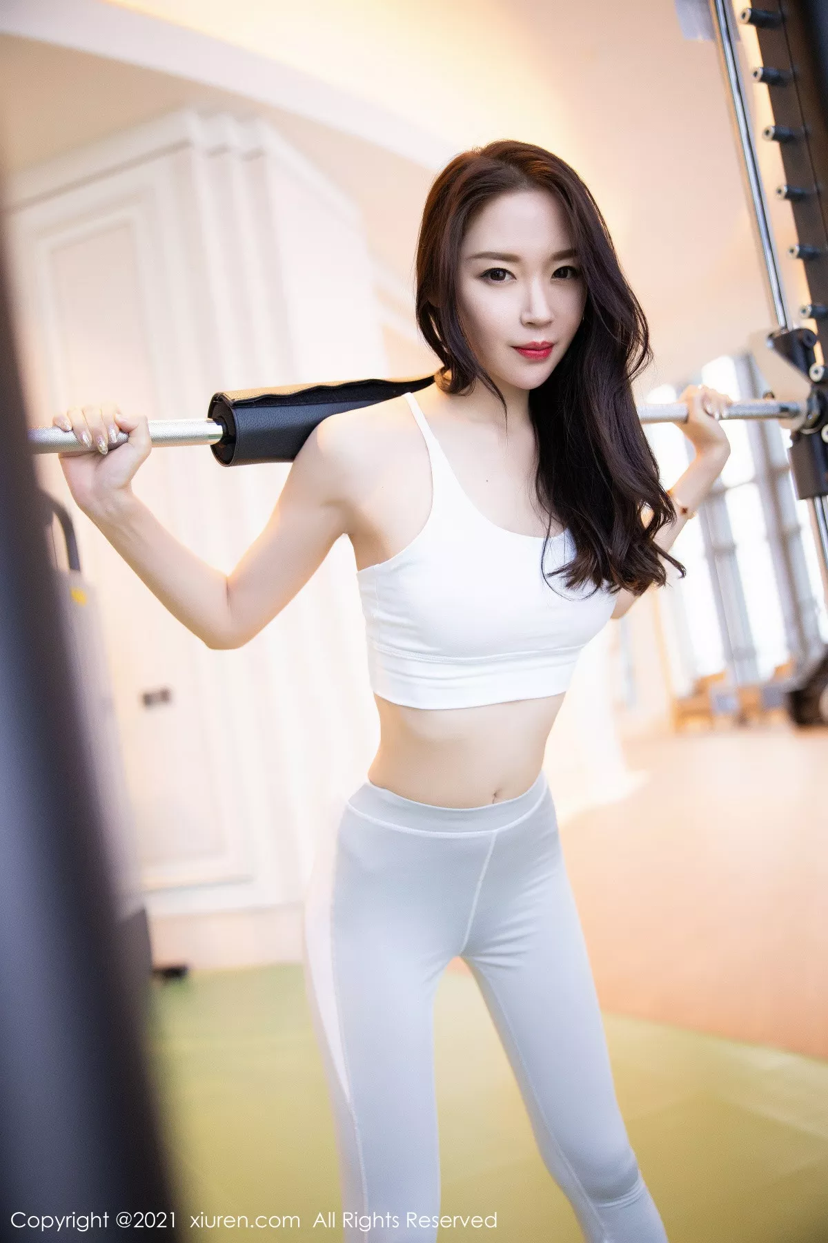 秀人集.com_[XiuRen秀人网]No.3186_嫩模梦心月海南旅拍健身房内紧身运动内衣秀完美身姿诱惑写真64P