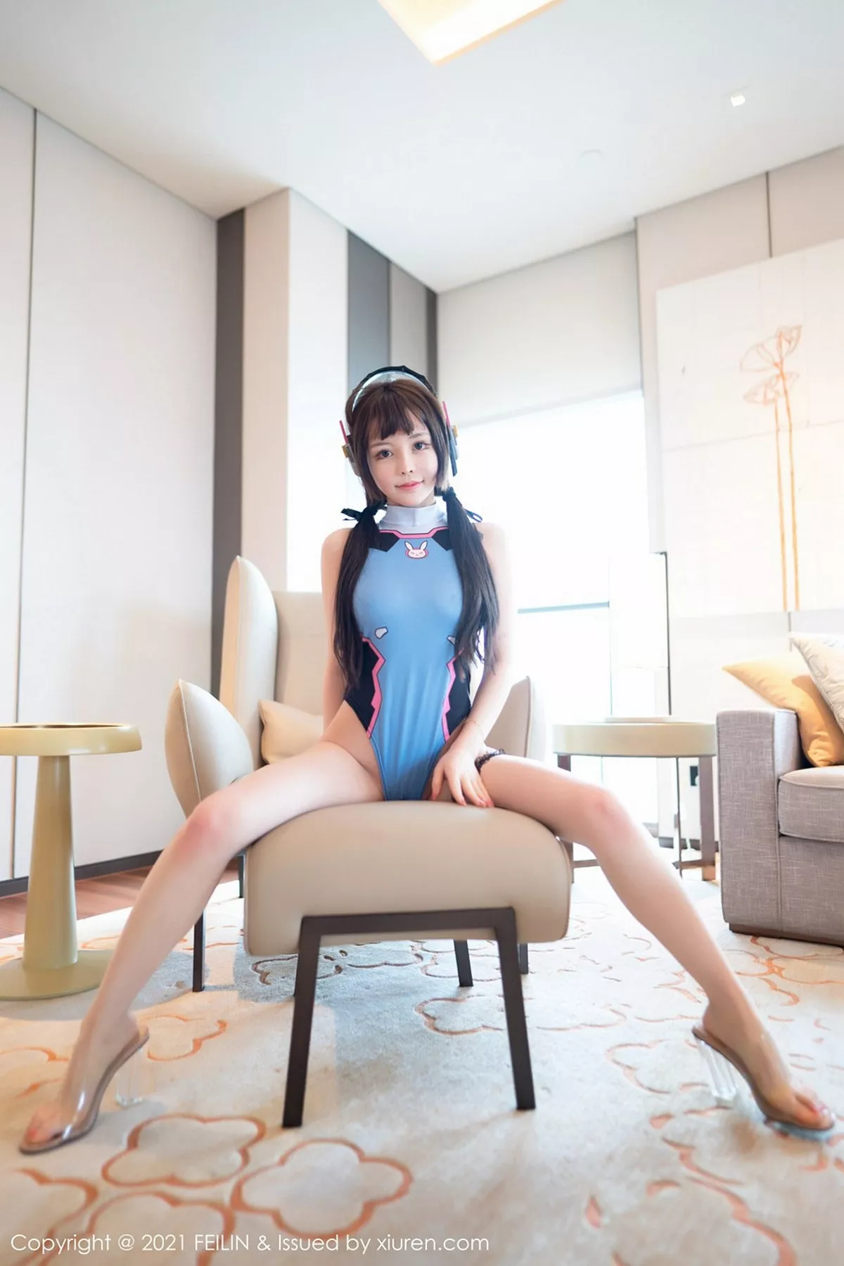 秀人集.com_[FeiLin嗲囡囡]VOL.374_嫩模哩哩呀动漫DVA薄透连体衣+情趣白色婚纱完美诱惑写真41P