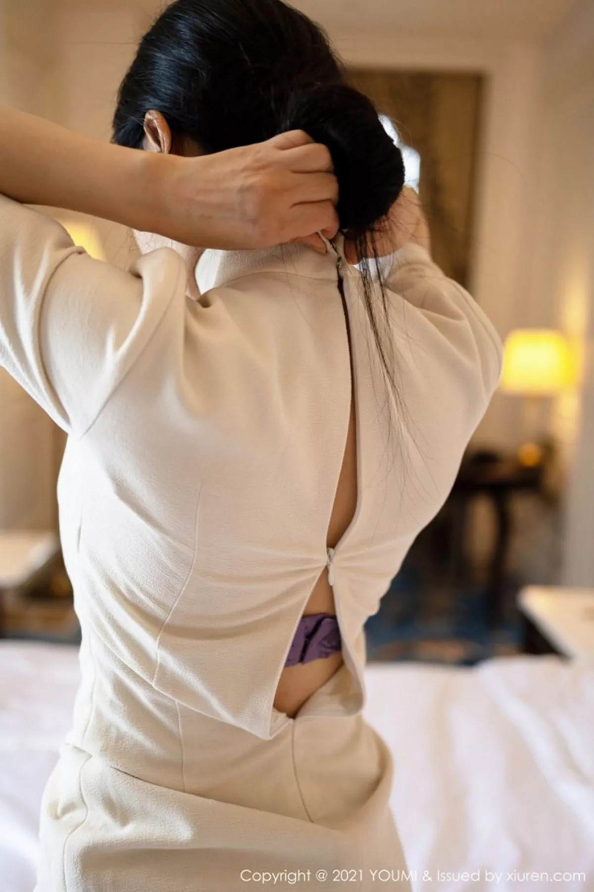 秀人集.com_[YouMi尤蜜荟]Vol.603_嫩模允爾剧情空姐女友主题床上蕾丝内衣配肉丝裤袜诱惑写真92P