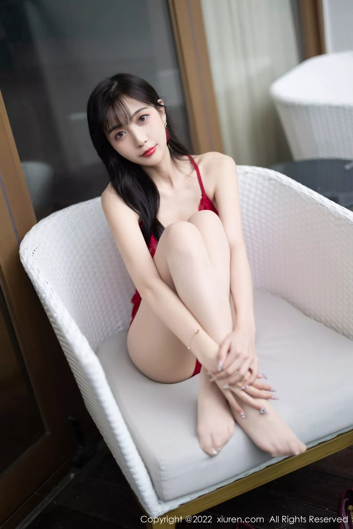 秀人集.com_[XiuRen秀人网]No.5303_模特林星阑厦门旅拍红色轻透网纱睡衣配超薄肉丝撩人诱惑写真70P