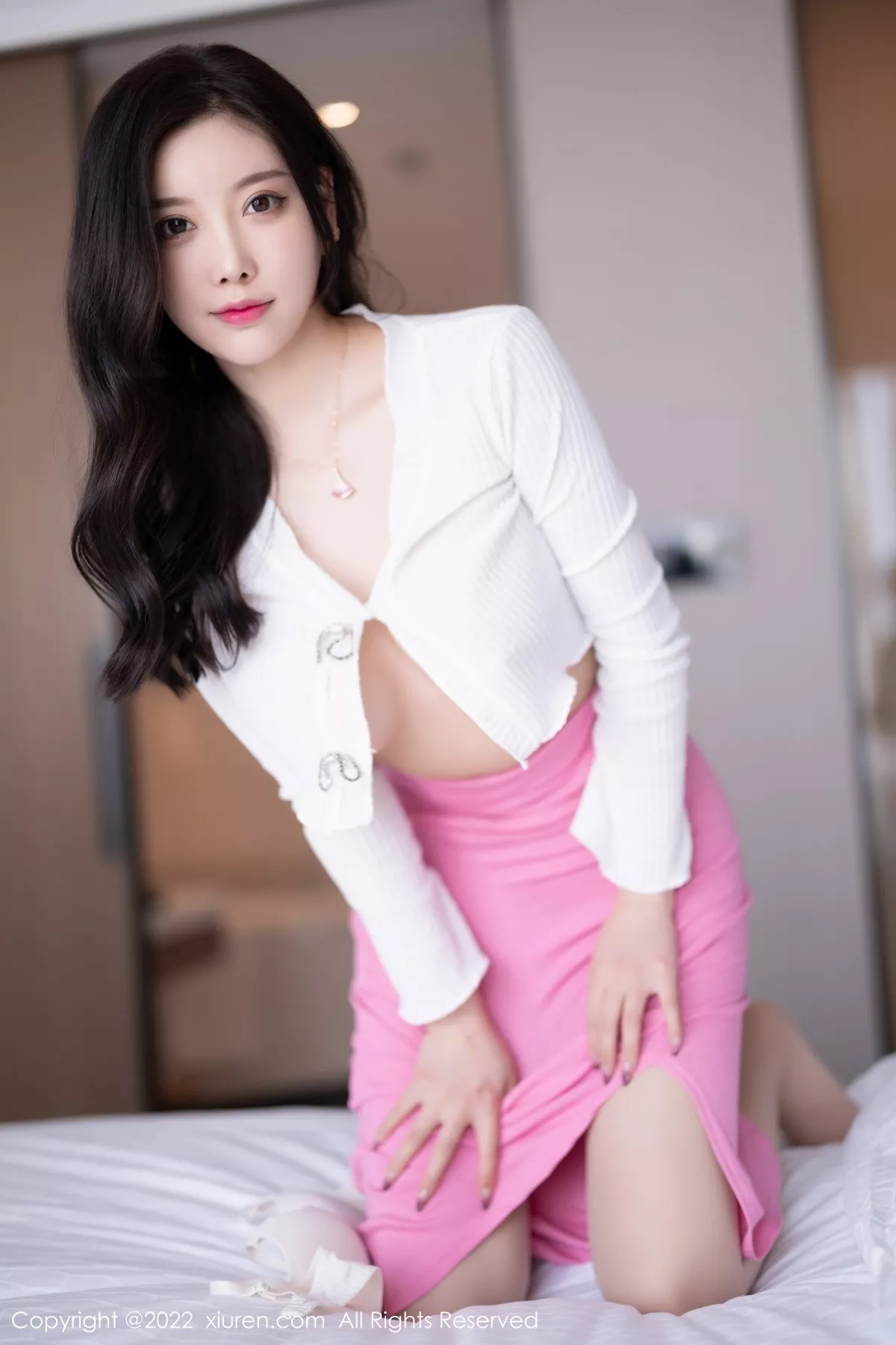 秀人集.com_[XiuRen秀人网]No.5200_女神杨晨晨Yome半脱露白色轻透蕾丝内衣秀完美身材诱惑写真76P