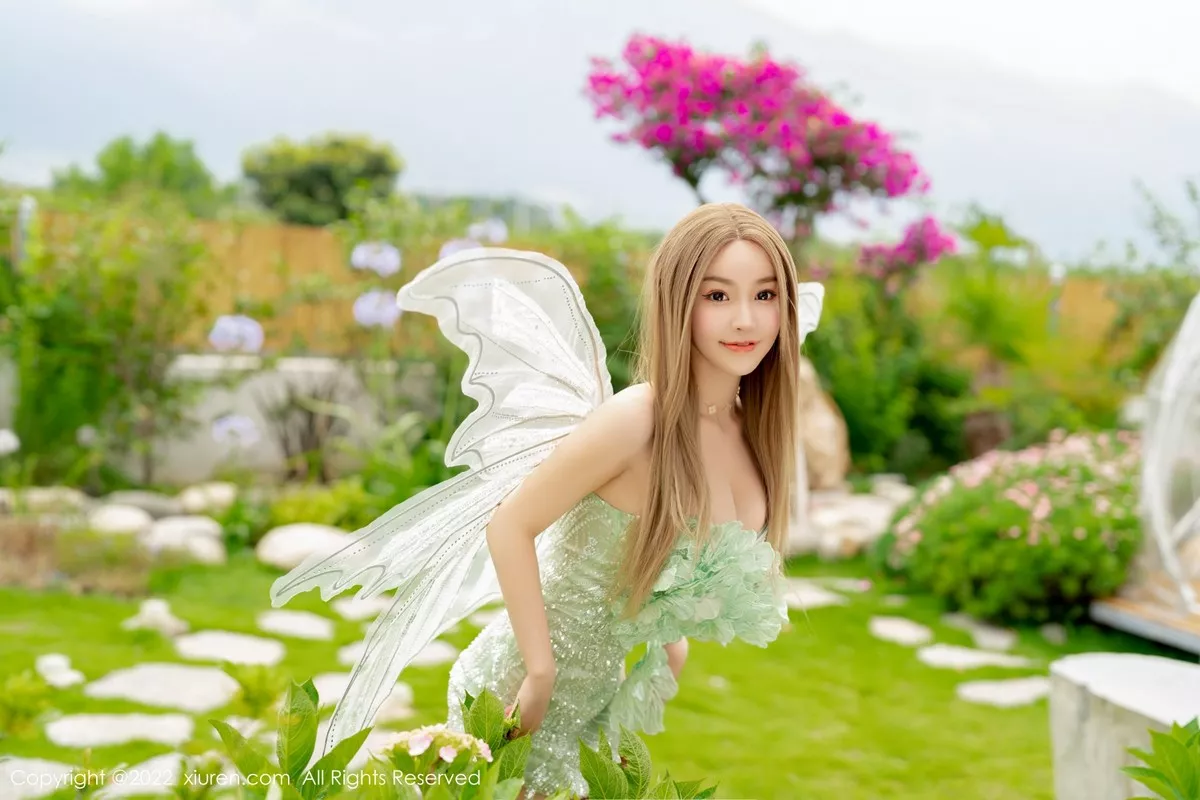 秀人集.com_[XiuRen秀人网]No.5382_女神朱可儿Flora大理旅拍绿色精灵服饰低胸秀傲人豪乳诱惑写真68P